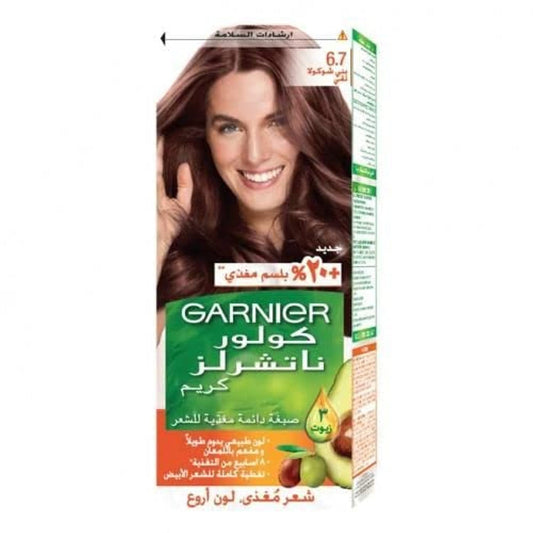 Garnier Color Naturals Permanent Crème Hair Color - 6.7 Pure Chocolate Brown