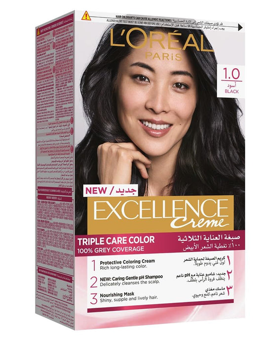 L'Oréal Paris Excellence Creme 1 black Haircolor