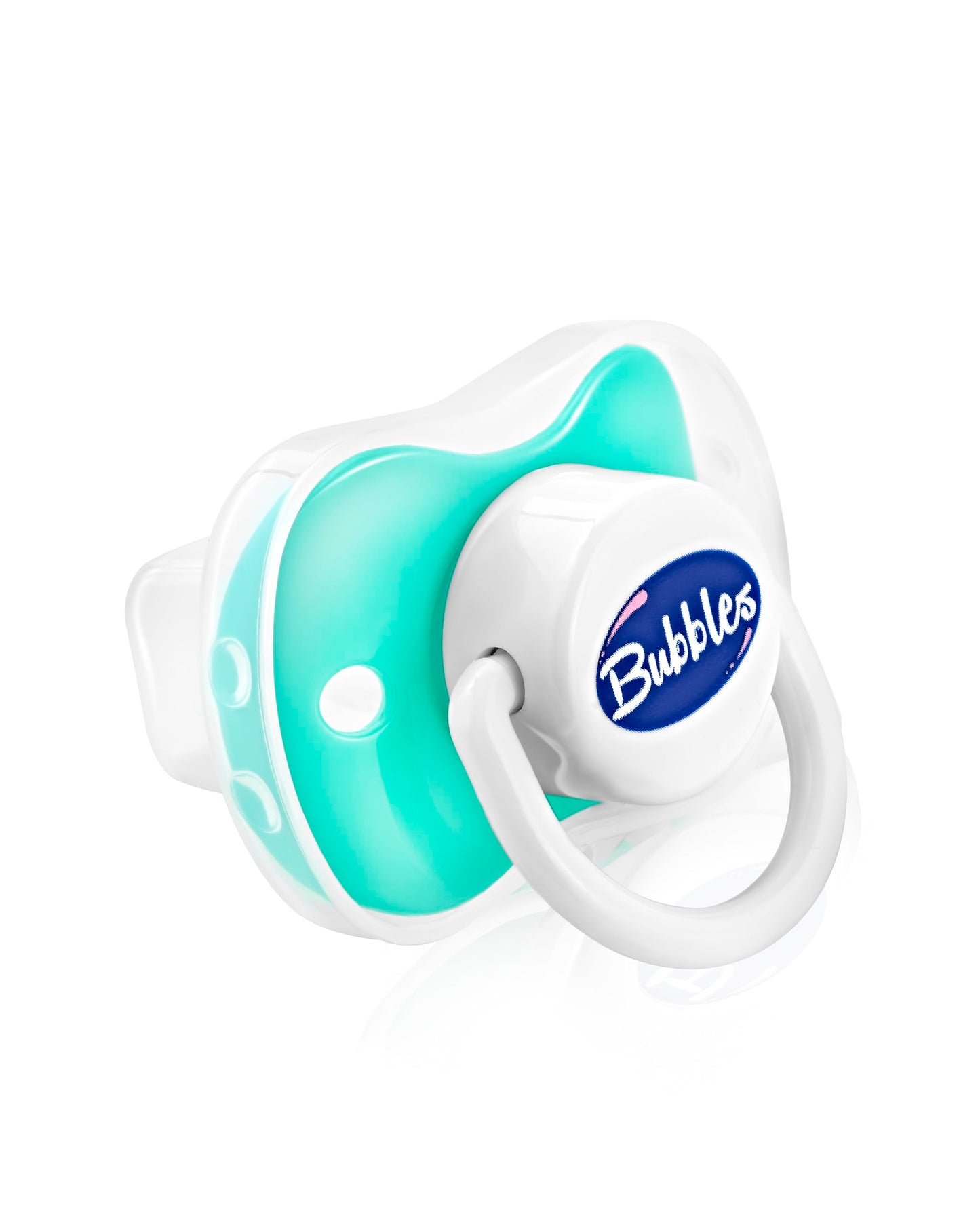Bubbles Pacifier Beveled 0-3 Months Green