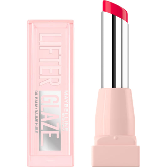 Maybelline New York Lifter Glaze Oil 004 Cherry Swirl Lip Balm - Up to 24 Hours Hydration - With Shiny Pigments - 3g