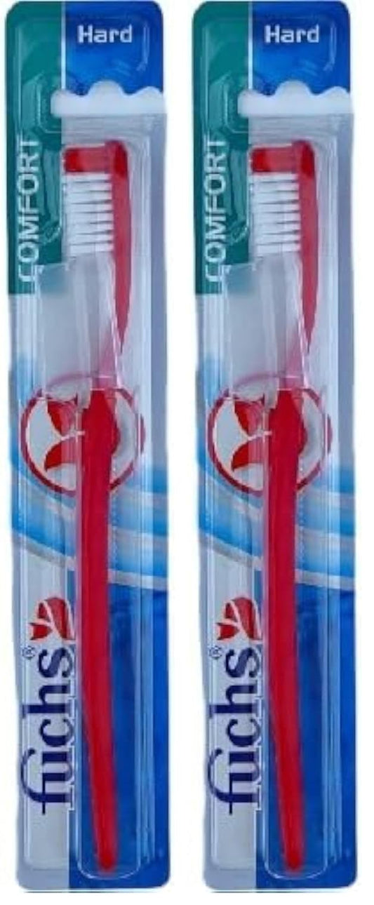Fuchs Toothbrush Comfort - assorted color (Pack of 2)