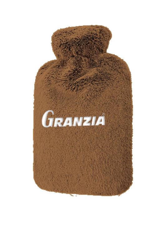 Granzia Warmibag Hot Water Bag with Brown Soft Cover