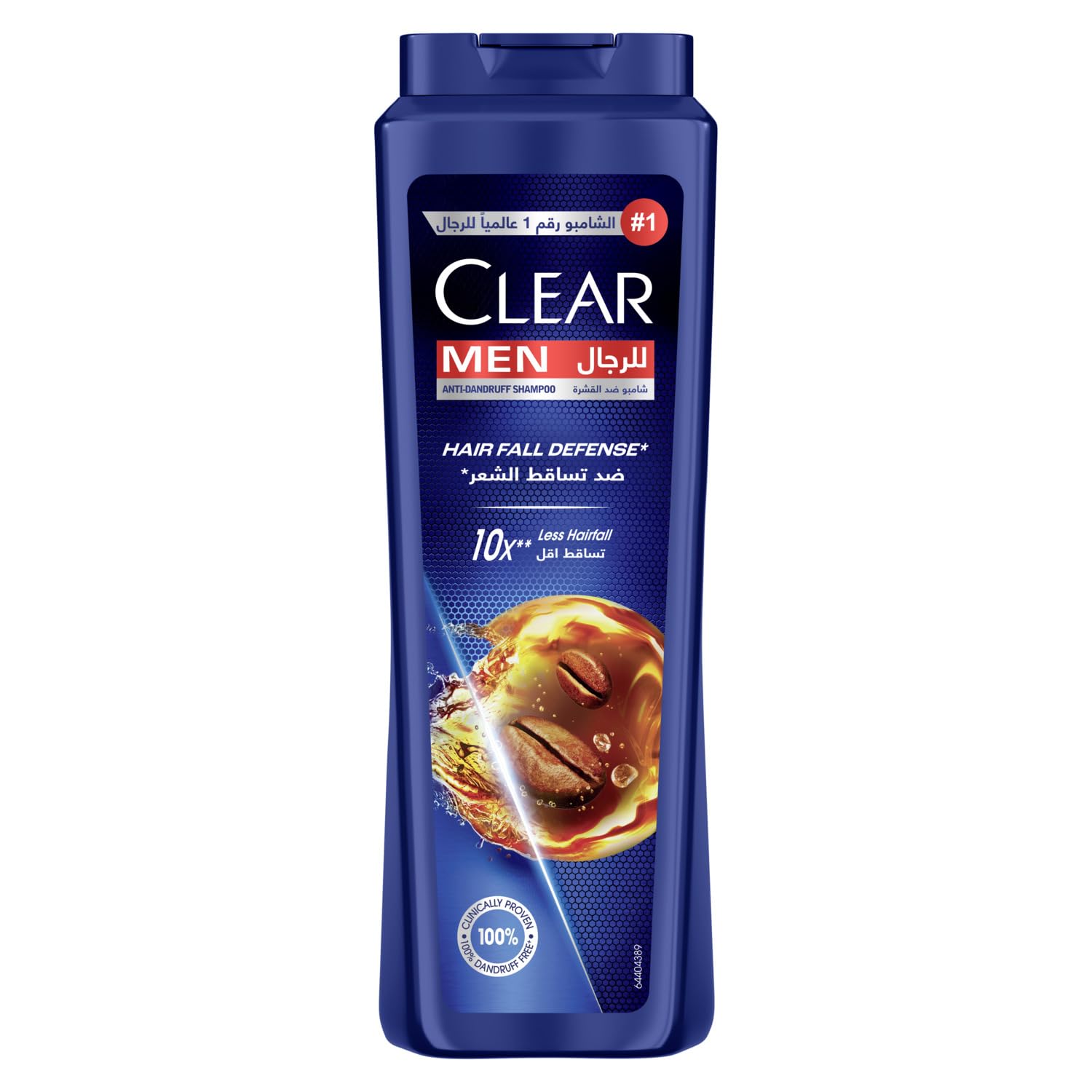 CLEAR Men Anti-dandruff Shampoo Hair Fall Defense, 10X less Hair Fall with Ultra Performance Formula, 600ML