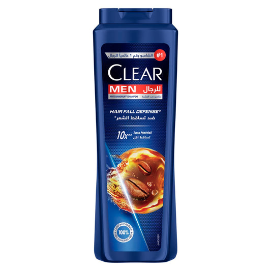 CLEAR Men Anti-dandruff Shampoo Hair Fall Defense, 10X less Hair Fall with Ultra Performance Formula, 600ML