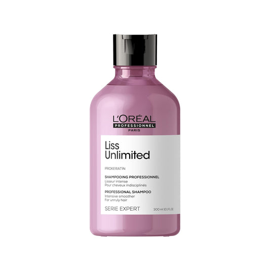 L’Oréal Paris L'Oréal Professionnel | Liss Unlimited Shampoo| Provides Long-Lasting Frizz & Humidity Protection| With Prokeratin | Moisturizing & Smoothing | For Frizzy & Textured Hair Types | 300ml