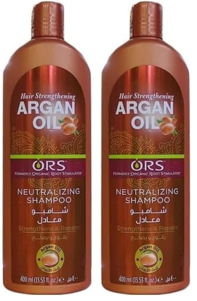 ORS Argan Oil Neutral Shampoo 400 ml (Pack of 2)