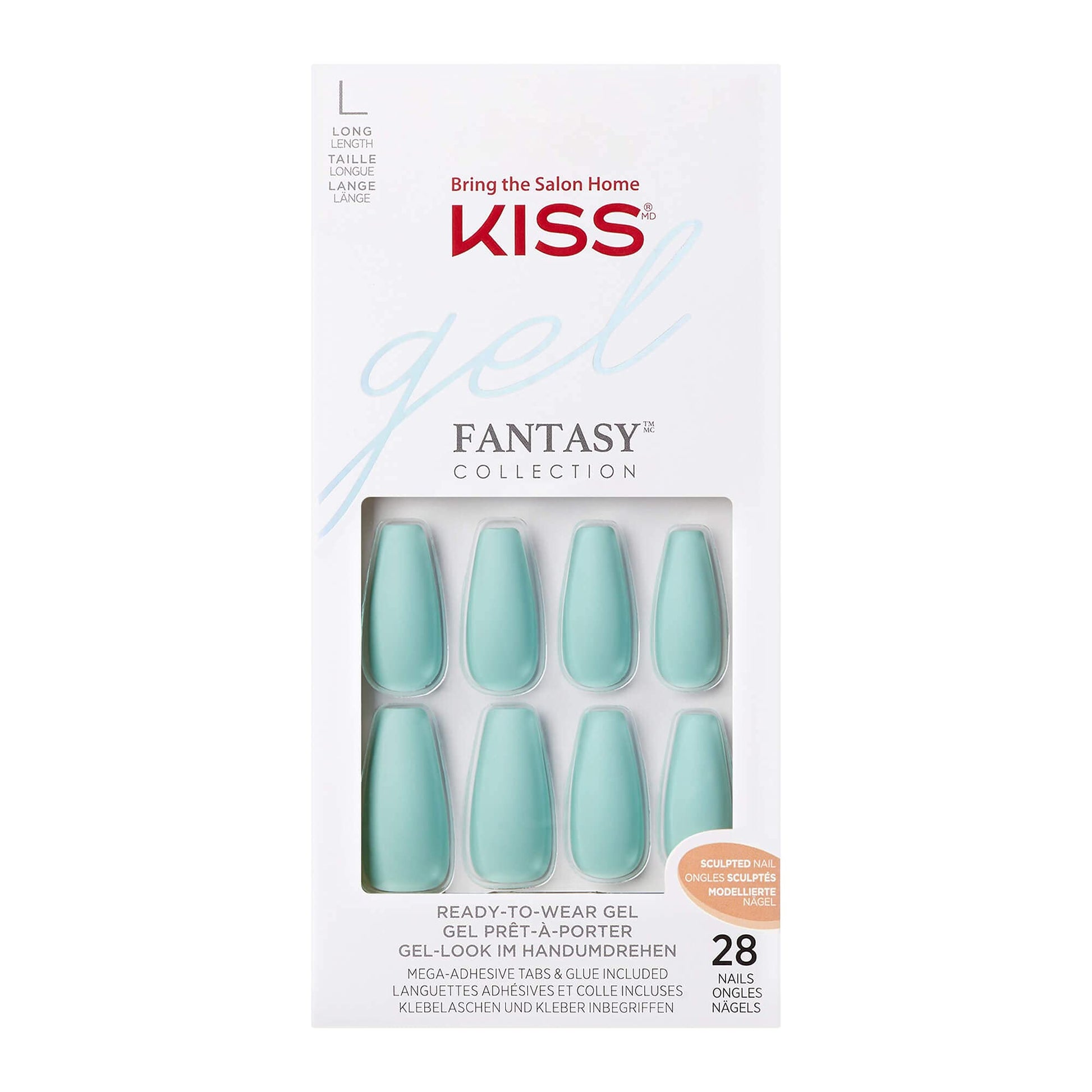 KISS Gel Fantasy Sculpted Nails, KGFS02C