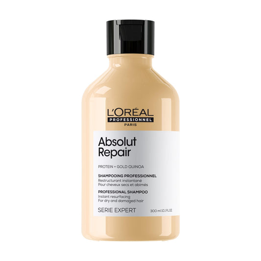 L’Oréal Paris L’Oréal Professionnel | Absolut Repair Shampoo | For dry & damaged hair | Repairs & Hydrates Dry, Damaged Hair |With Gold Quinoa & Protein | SERIE EXPERT | 300ml