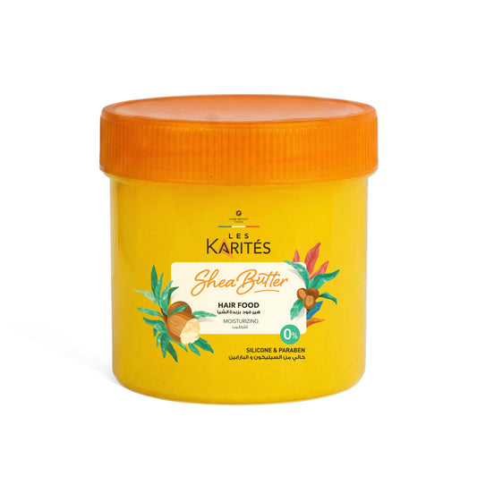 Les Karités Les Karites Moisturizing Hair Food (150ml) – 0% Silicone, 0% Paraben – Enriched with Shea Butter & Vitamin E – Deep Nourishment for Dry Hair