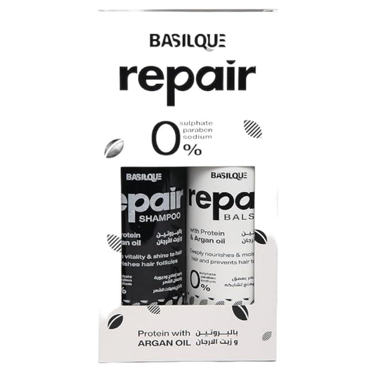 Melano Pharma Basilque Zero sulfate shampoo and balsam, 2 × (500 ml)