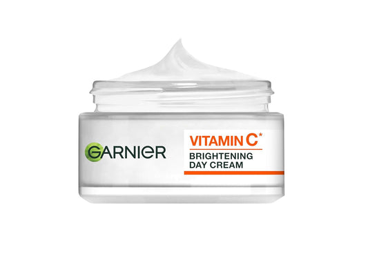 Garnier Vitamin C Brightening Day Cream 50ml, Face Moisturiser to Nourish Skin, Smooth Lines & Boost Glow, With Vitamin C and Super Citrus For Radiant, Healthy Skin