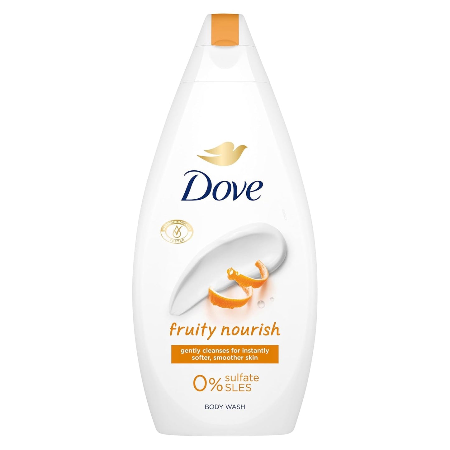 Dove Fruity Nourish Body Wash Gentle cleansing for soft skin 6x 450 ml
