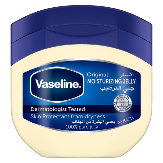 Vaseline Original Healing Jelly With triple purified formula skin protectant from dryness 50G