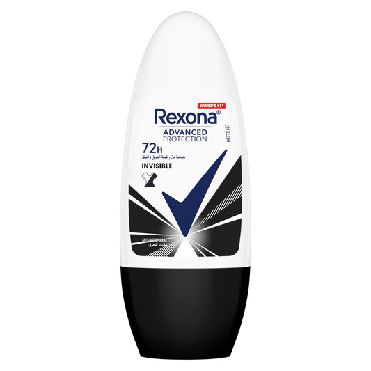Rexona Women Antiperspirant Deodorant Antibacterial + Invisible Roll-on 50ML