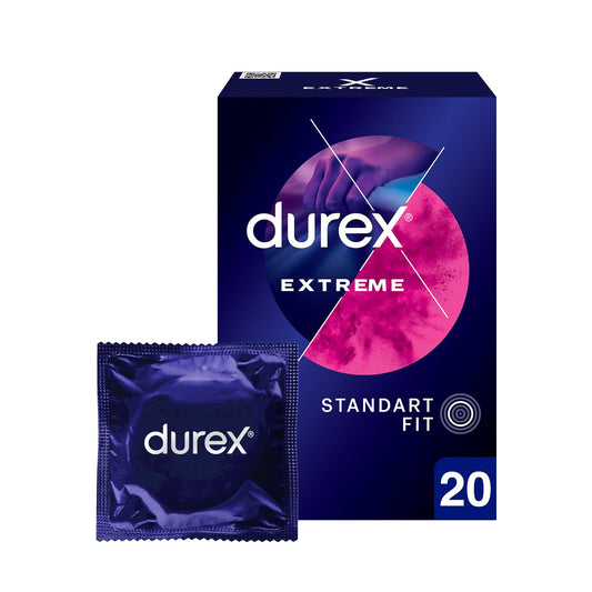 Durex Extreme Condoms with Retardant 20 (1 x 20 Pieces)