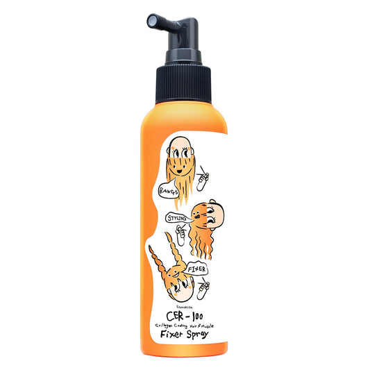 Elizavecca CER-100 Collagen Coating Hair A+ Muscle Fixer Spray 150ml/5.07 fl.oz. - anti-frizz spray keeps hair frizz-free / Hair Fix & Strong Hold / Styling / Volumizing / Texturizing / Hair Setting