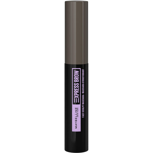 Maybelline New York Maybelline express brow fast sculpt eyebrow gel, shapes and colours eyebrows, all day hold mascara, 04 medium brown, 2.8 ml
