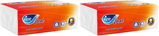 Fine Deal Facial Tissues 380 Sheets, 2 Ply (Pack of 2)