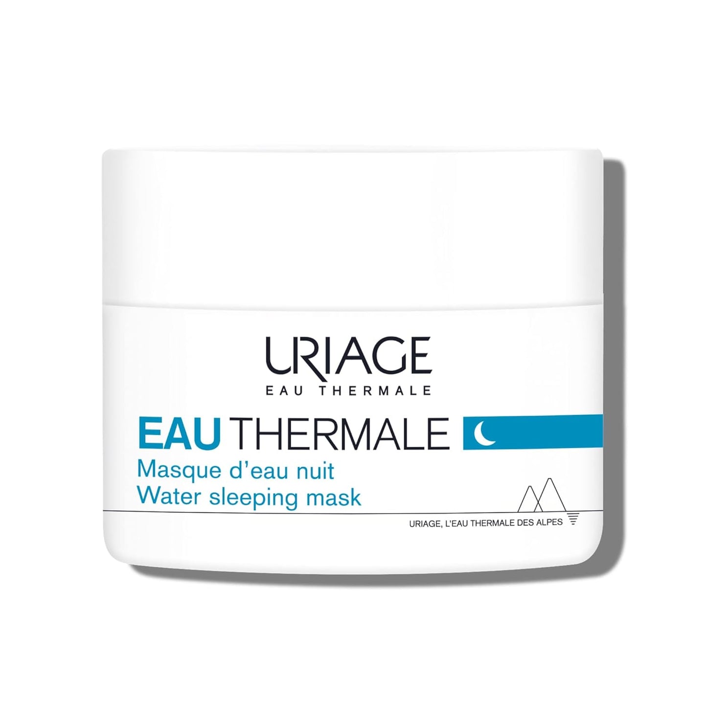 Uriage EAU THERMALE Moisturizing night mask with HYALURONIC ACID & EDELWEISS I Skin replenished like after 8 hours of sleep. Silky gel mask I Lovely floral scent I Paraben-Free I Non-comedogenic