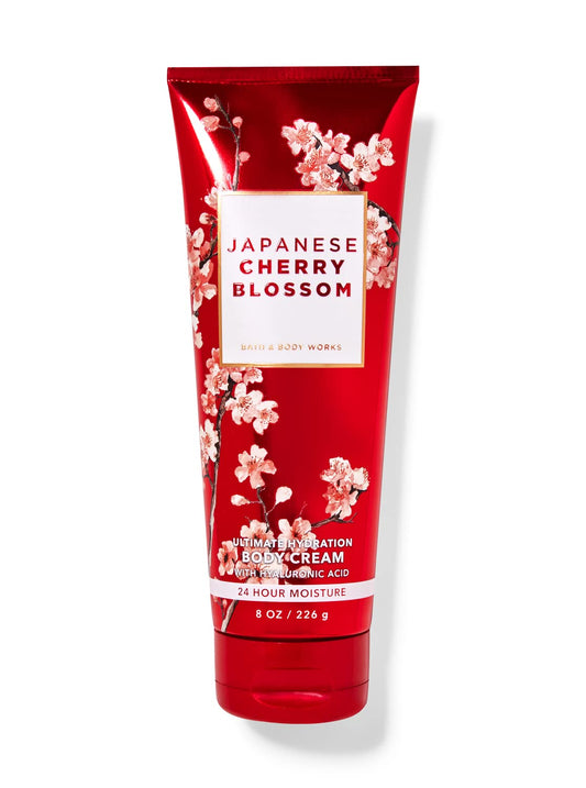 Bath & Body Works Japanese Cherry Blossom Ultimate Hydration Body Cream 8 oz / 226 g