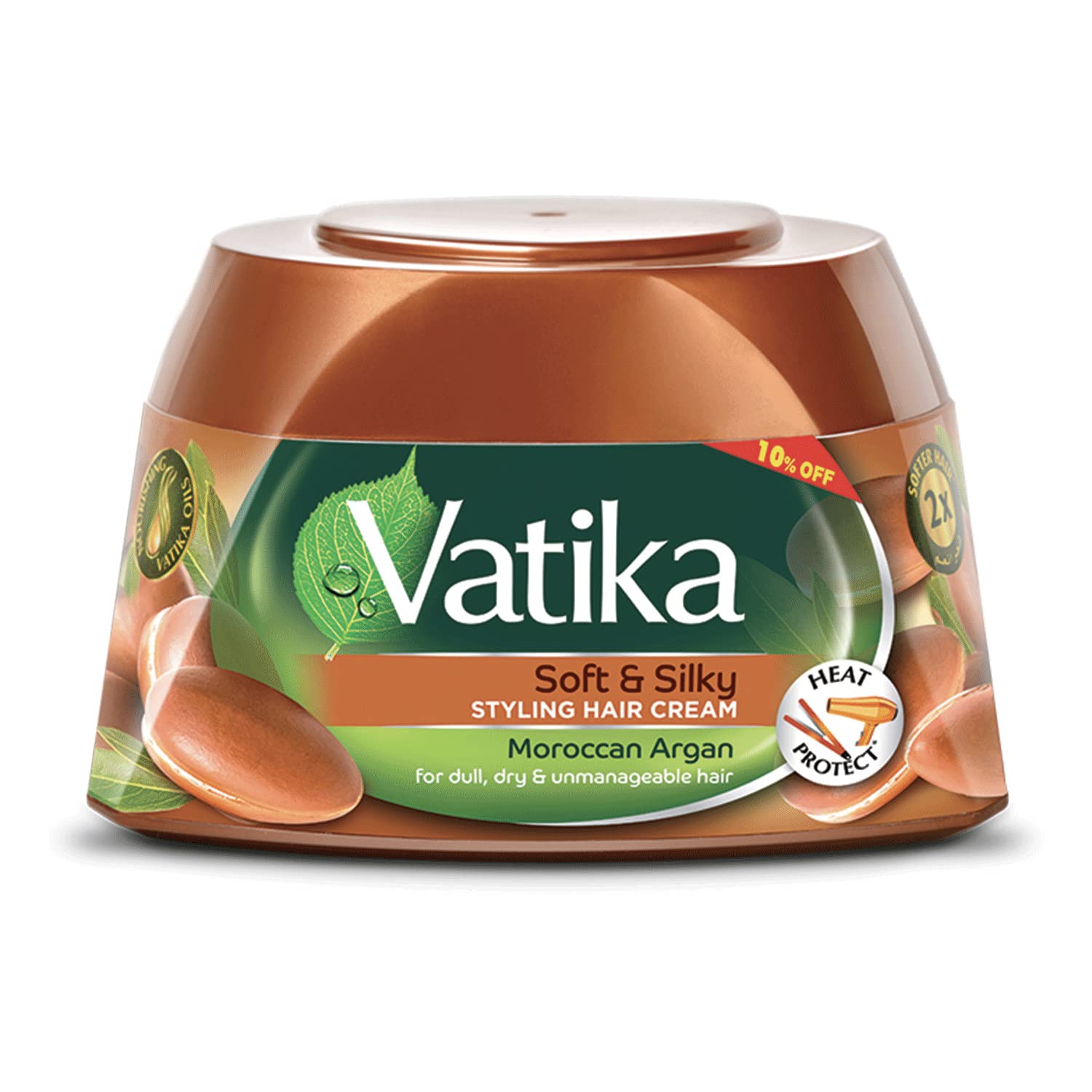 Vatika Styling Moroccan Argan Enriched Hair Cream (210ml)