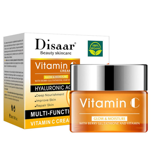 DISAAR Beauty Vitamin С Cream Glow Moisturizing Hyaluronic Acid Nourishment Multi-Function Essence 50ml