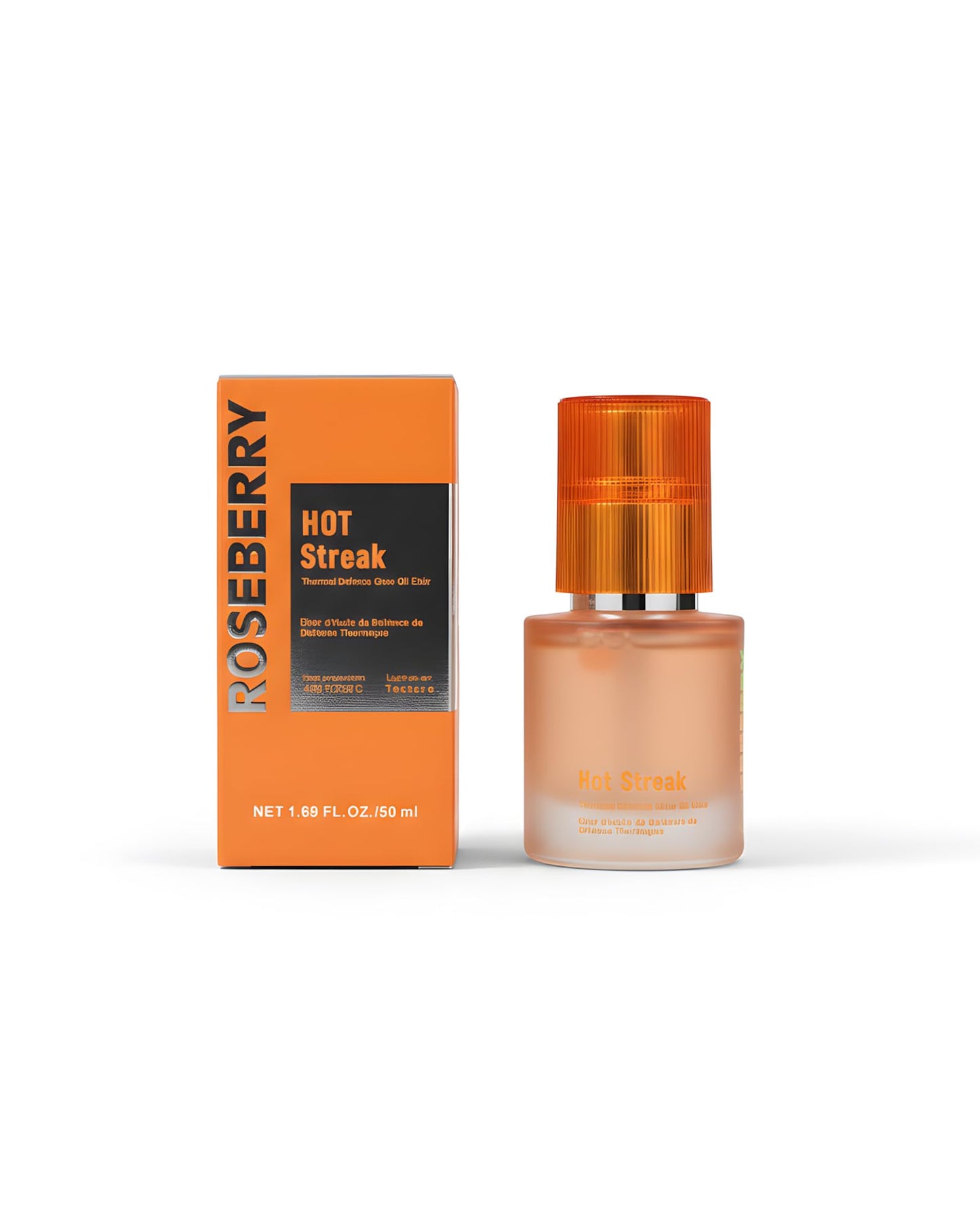 Rose Berry Hot Streak Thermal Defence Glow Oil Elixir with Jojoba,Camellia and Sunflower Seed Oil, 50ml