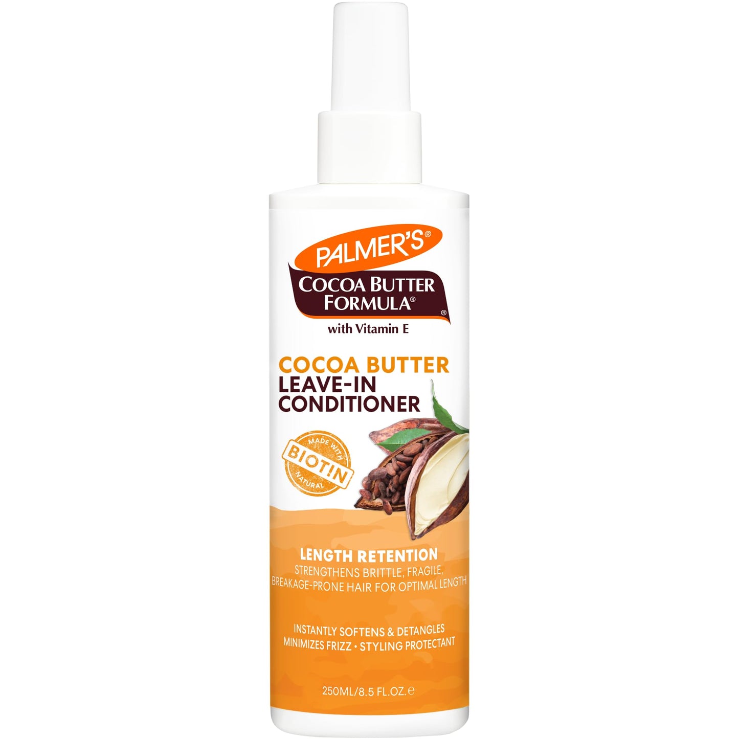 Palmer's Cocoa Butter & Biotin Length Retention Leave-In Conditioner, 8.5 Ounce