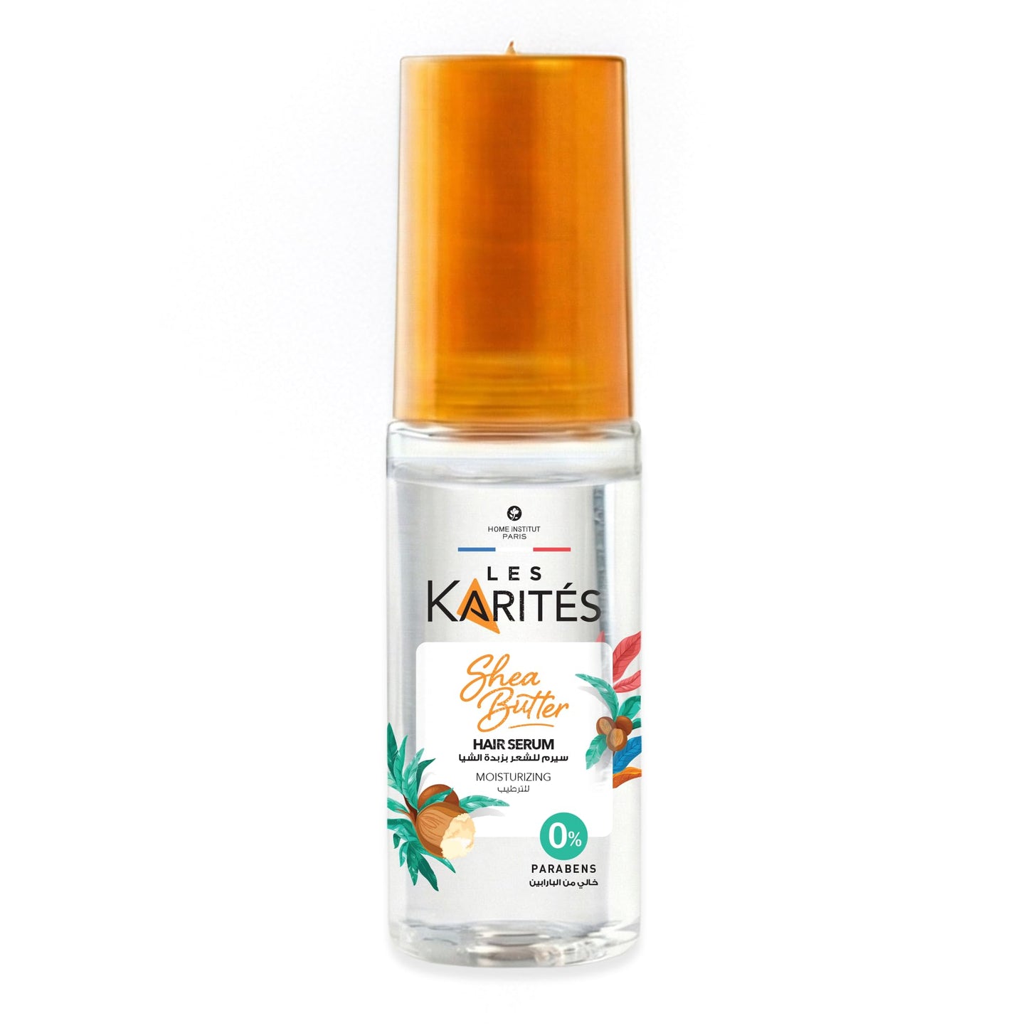 Les Karités Le Karite Hydrating Hair Serum (60ml) - Paraben Free - Enriched with Shea Butter Esters - Hydrates and Adds Shine