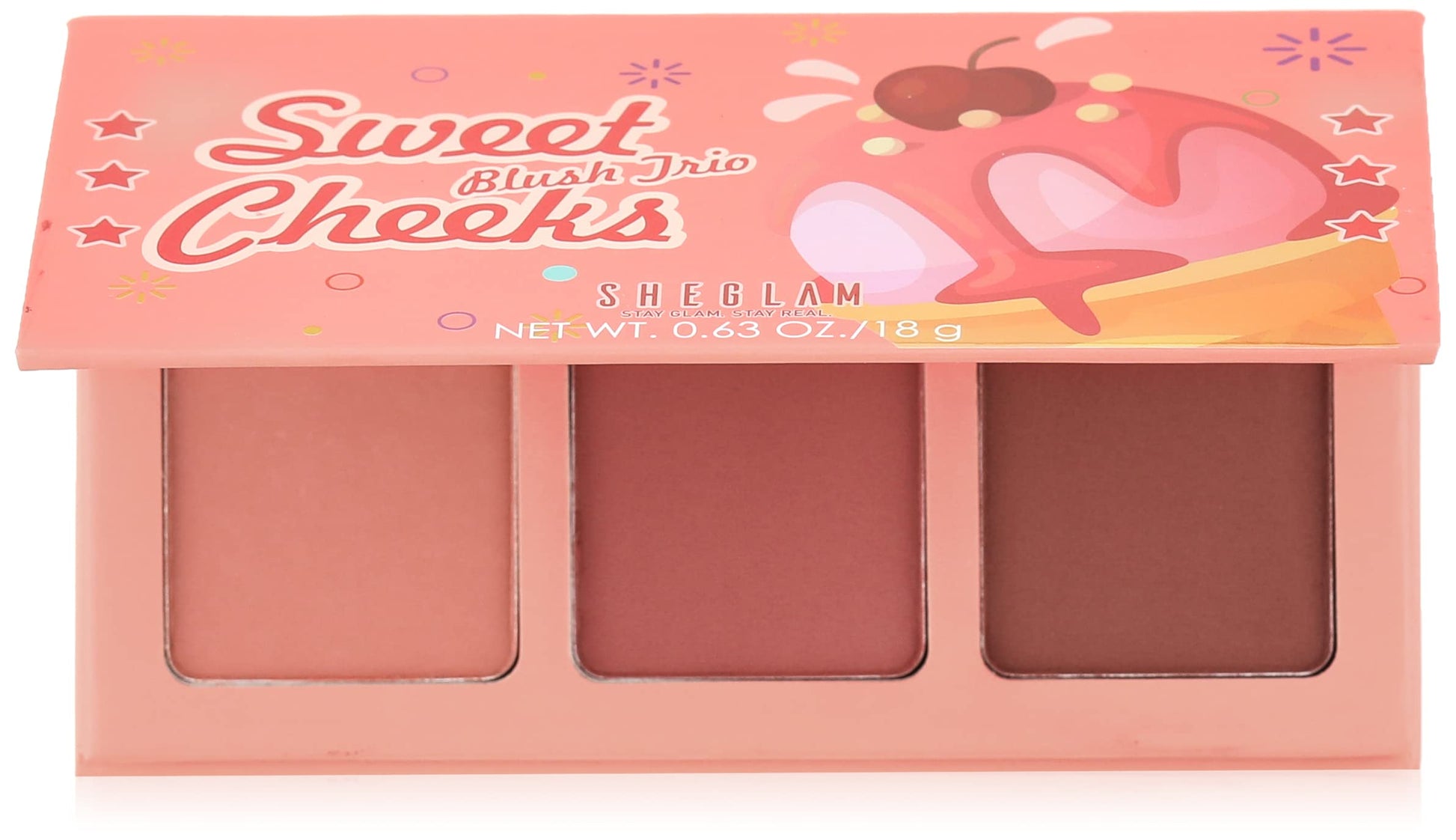 SHEGLAM sweet cheeks blush trio-sunset cruise