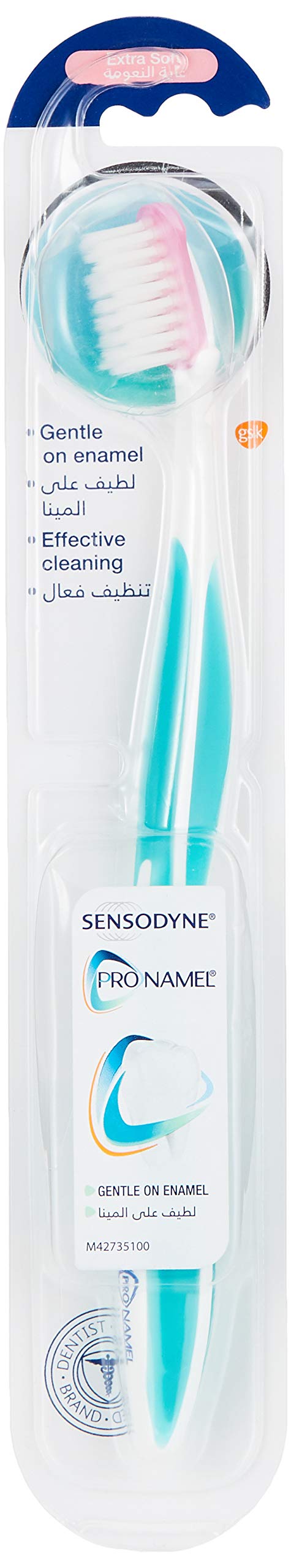 Sensodyne Pronamel Toothbrush for Sensitive Teeth, Brush with Extra Soft Bristles, Multi-Colour