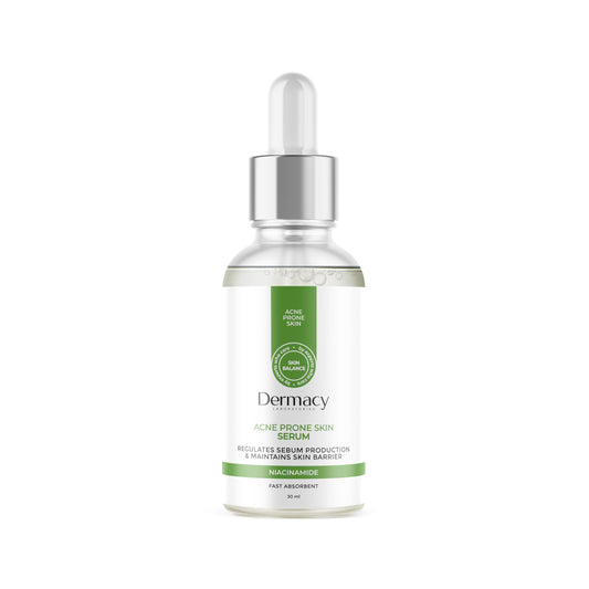 Dermacy Niacinamide Anti-Acne Serum 30 mL | Oil-Control & Blemish-Reducing Treatment | Minimizes Pores & Calms Inflammation | Fragrance-Free, Dermatologist Tested
