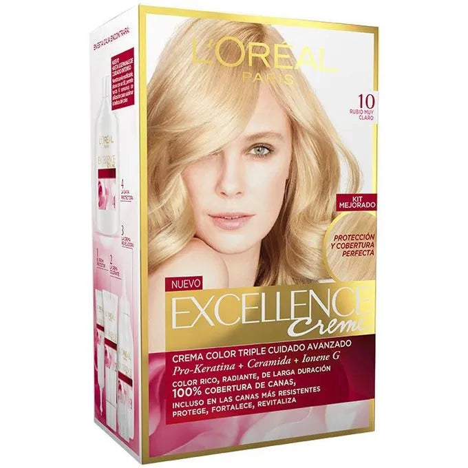 L'Oreal Paris | Excellence Crème Hair Color | 10 Ultra Light Blonde