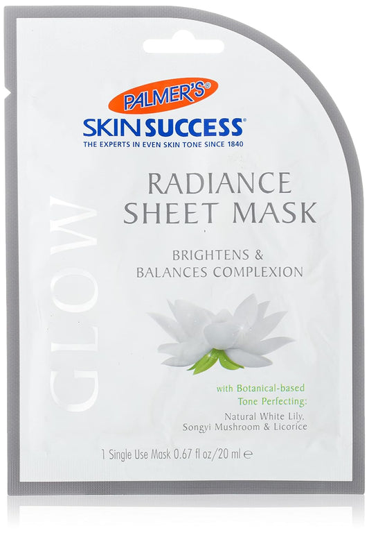 Palmer's Palmers Skin Success Glow Radiance Sheet Mask, 1 Ea, 1count