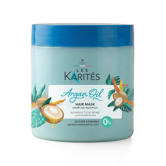 Les Karites Argan oil Hair Mask Nourish & Total Repair 475 ml