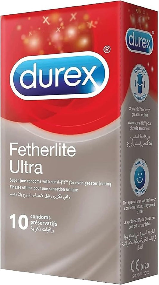Durex Fetherlite Ultra Condom - One Pack of 10 Pieces