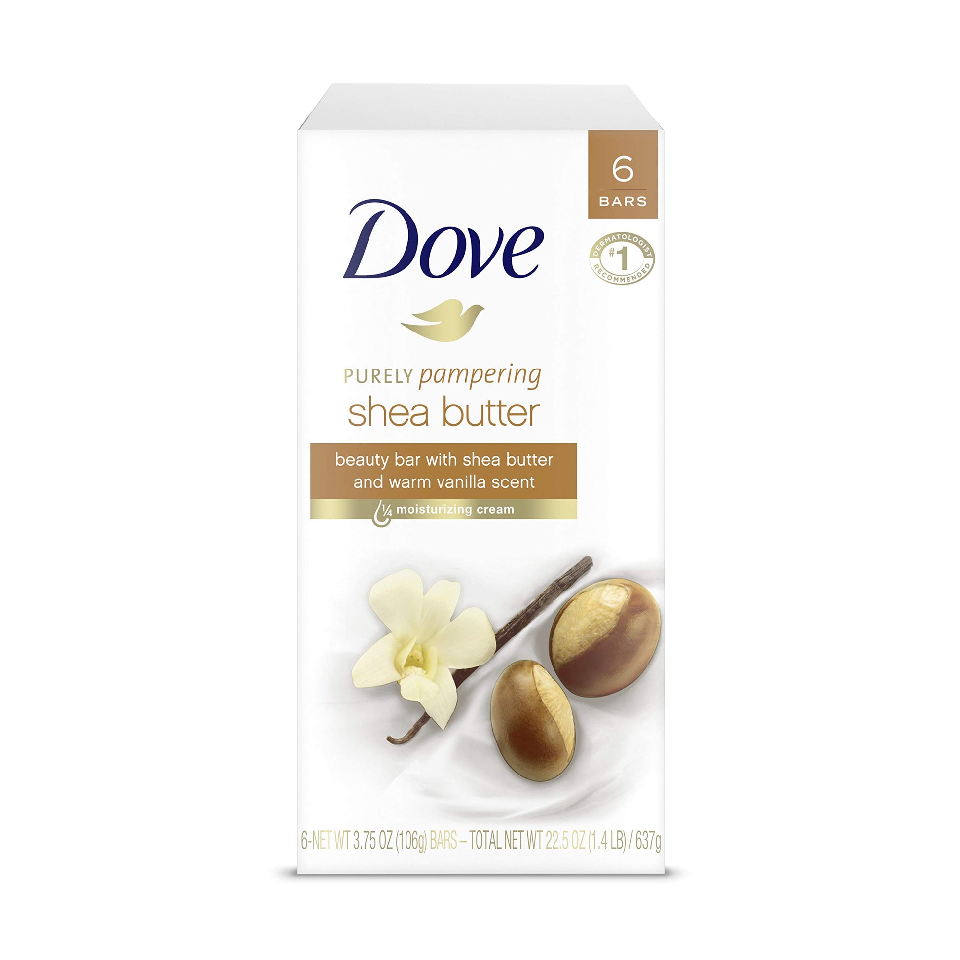 Dove Shea Butter Soap 113g 6 Soap