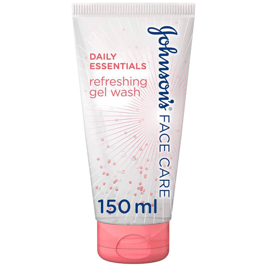 JOHNSON'S Daily Essentials Refreshing Gel Wash, For Normal To Sensitive Skin, Enriched With Vitamin C, Dermatologically Tested, 150ml