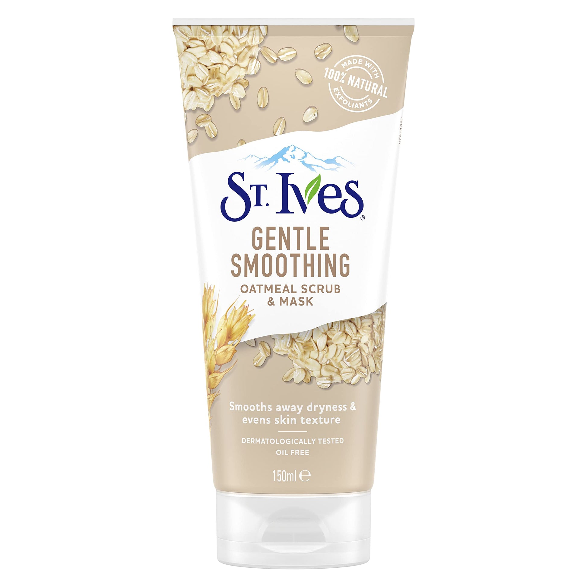 St Ives 150Ml Gentle Smoothing Oatmeal Scrub & Mask, 150 Ml (Pack Of 1)