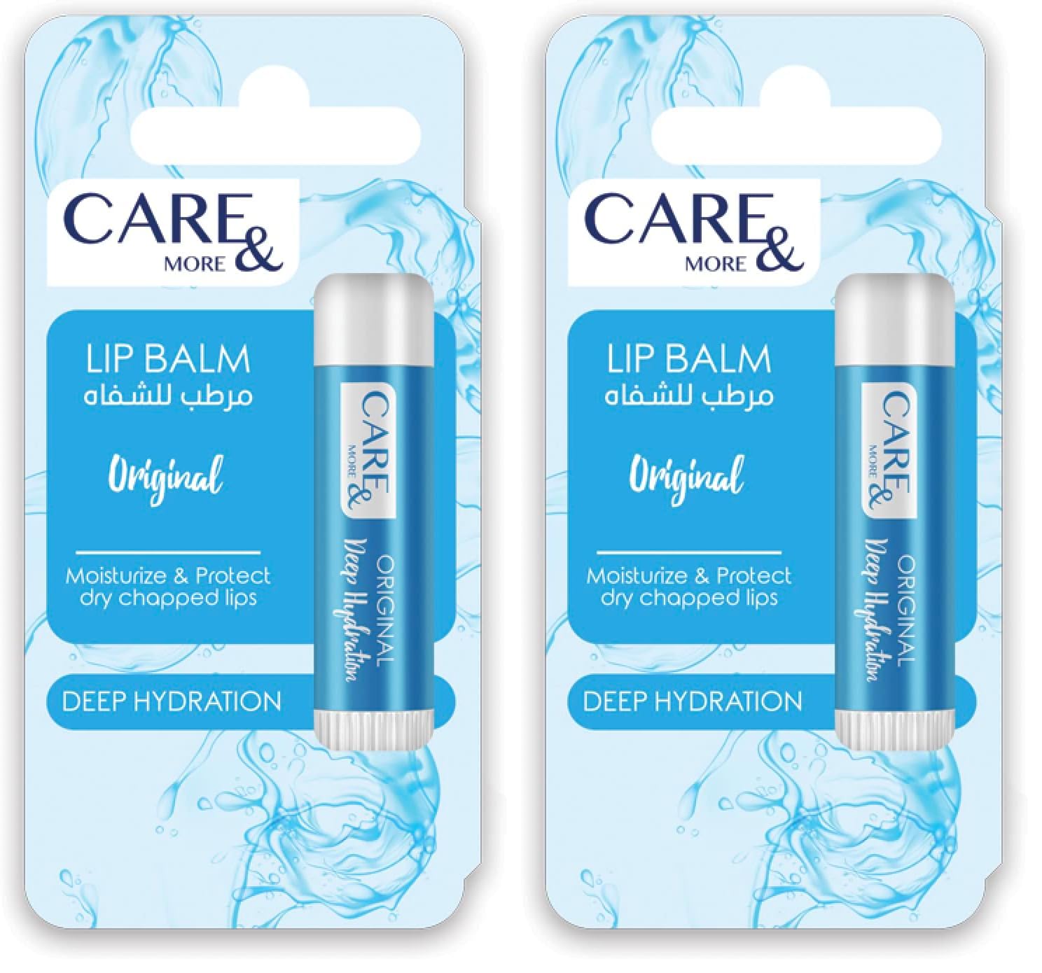 Care More Original Lip Balm 4 g (Pack of 2)