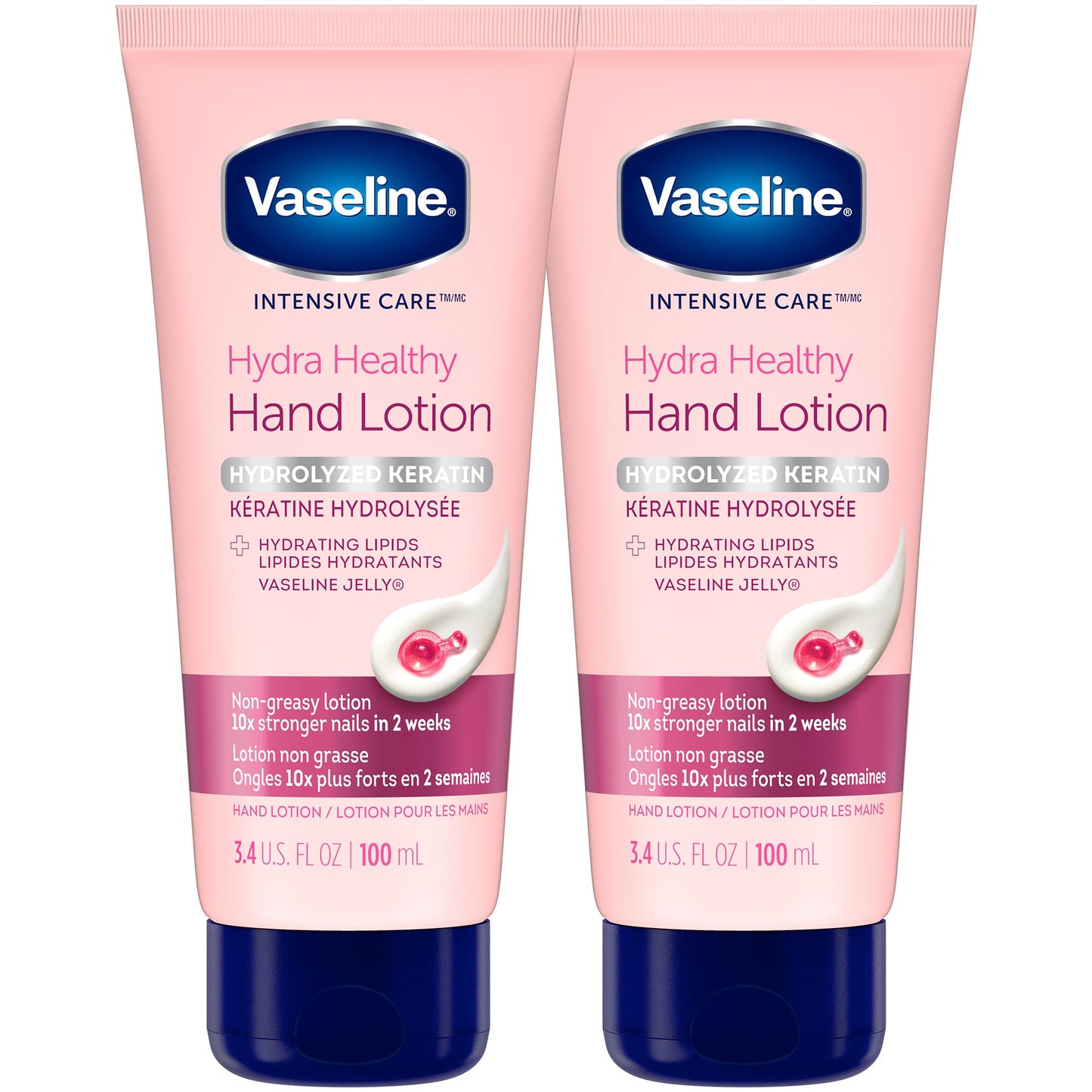 Vaseline healthy hands and stronger nails cream with keratin 75 ml