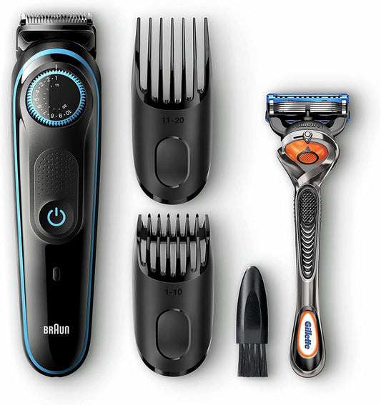 Braun BT5040 Beard trimmer with 2 attachments and progide razor
