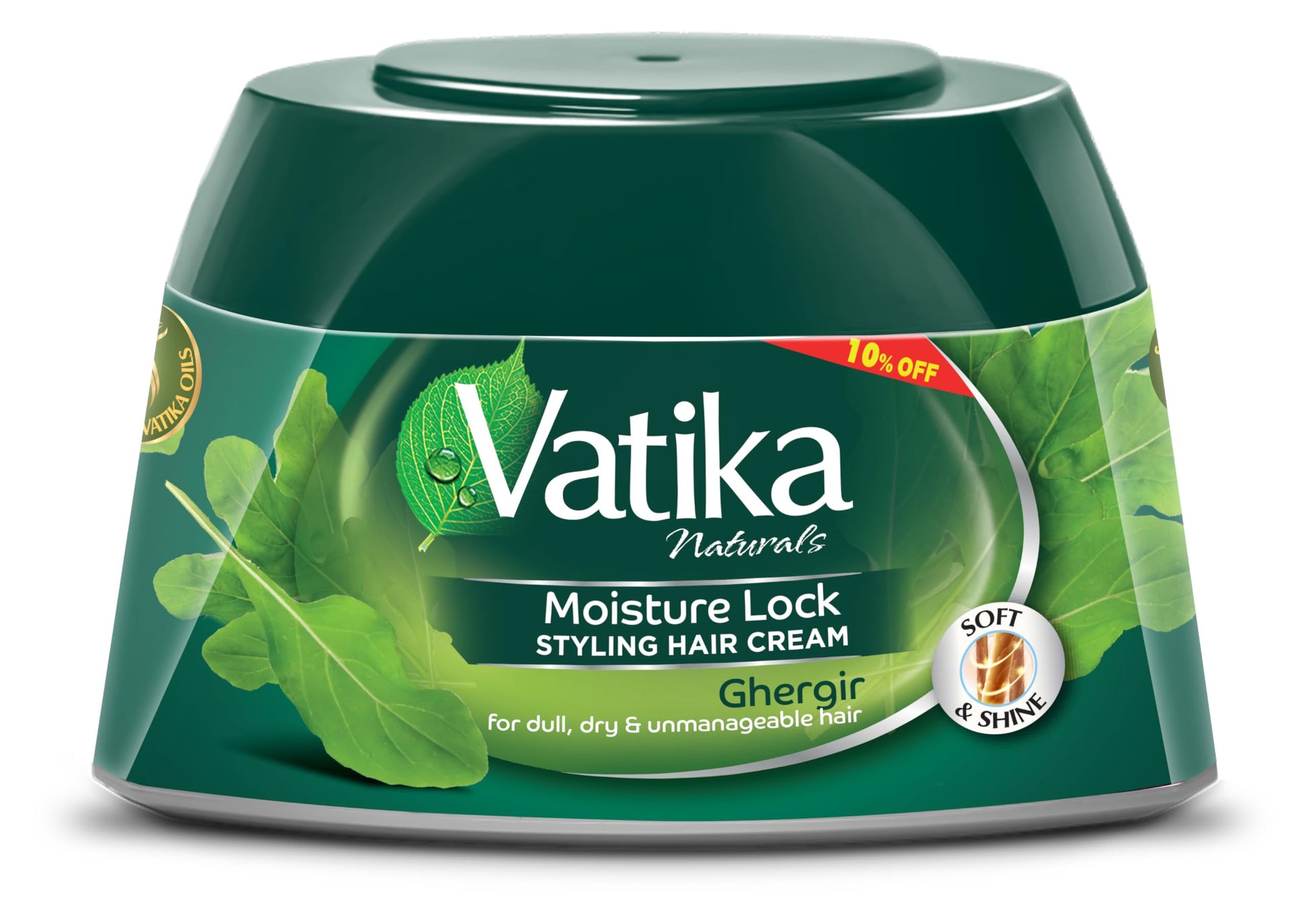 Vatika Ghergir Hair Cream (125ml) - Moisture Lock - For Dry & Unmanageable Hair