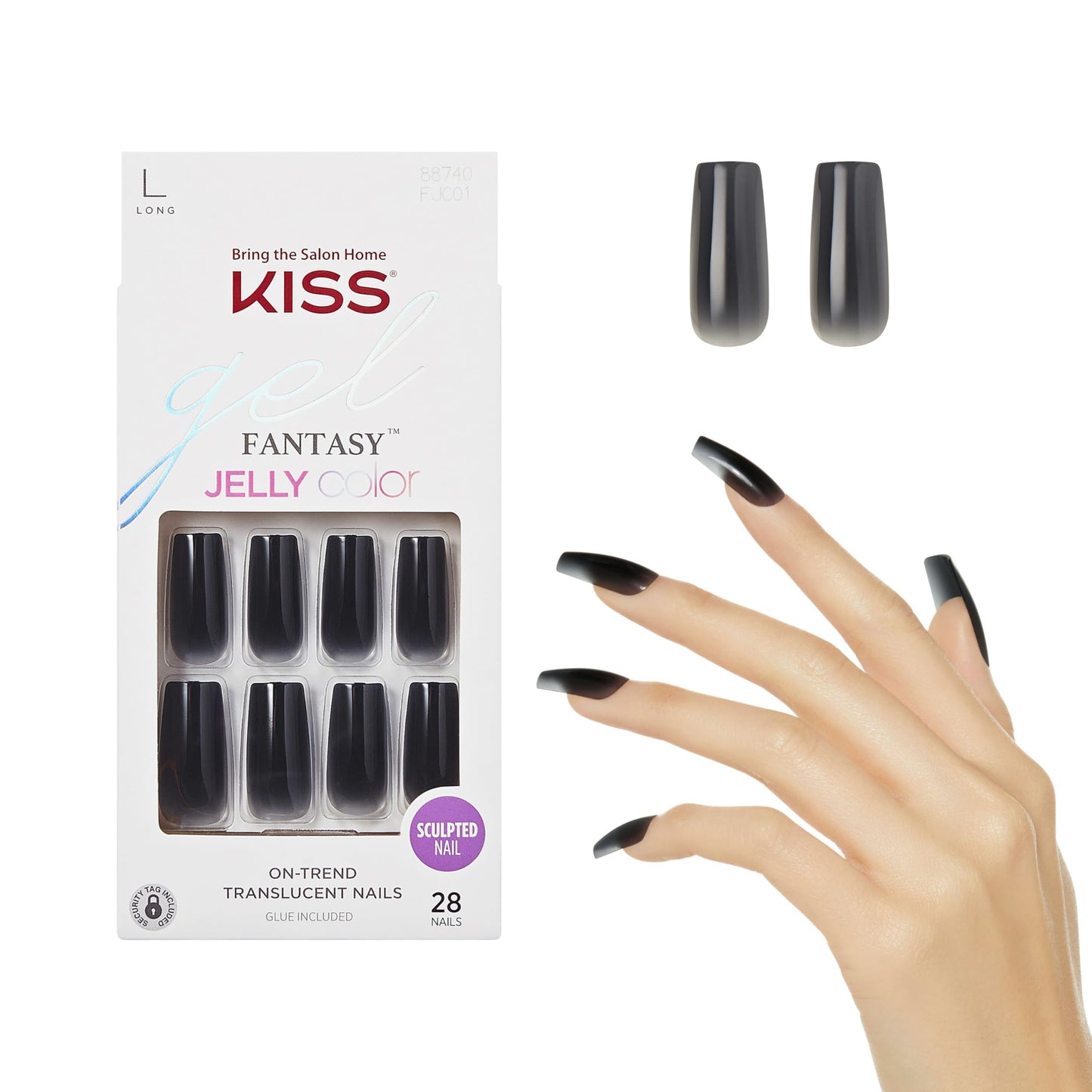 KISS KS Jelly Fantasy Nails - Jelly Gelée FJC01C