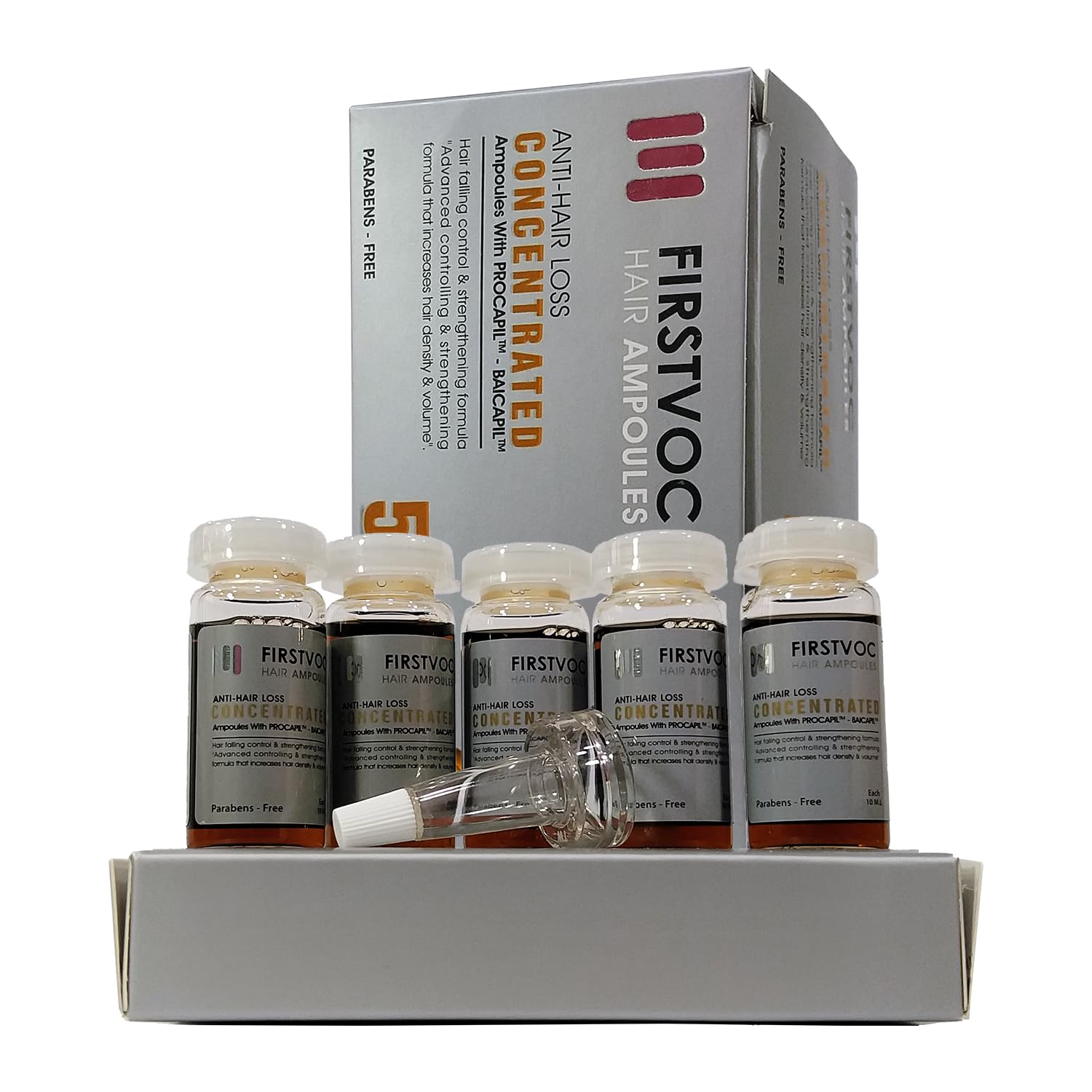 FirstVoc Anti-HairLoss Ampoules 5 * 10ml Unisex-Adults
