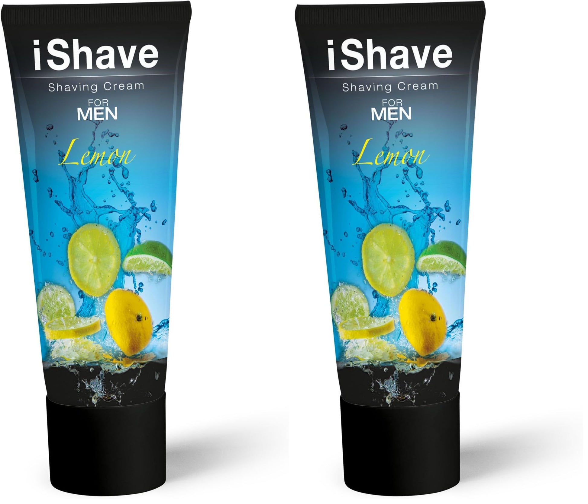 Five Fives IShave Lemon Shaving Cream for Men - 90 gm (Pack of 2)