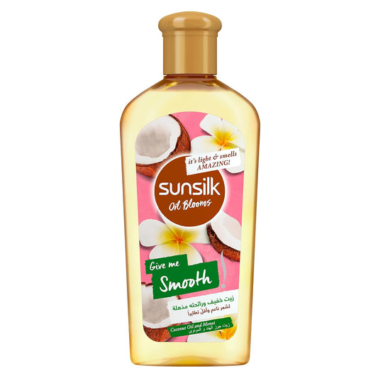 Sunsilk Oil blooms, Hair oil with coconut oil and monoi, for Soft & Smooth hair 250ML