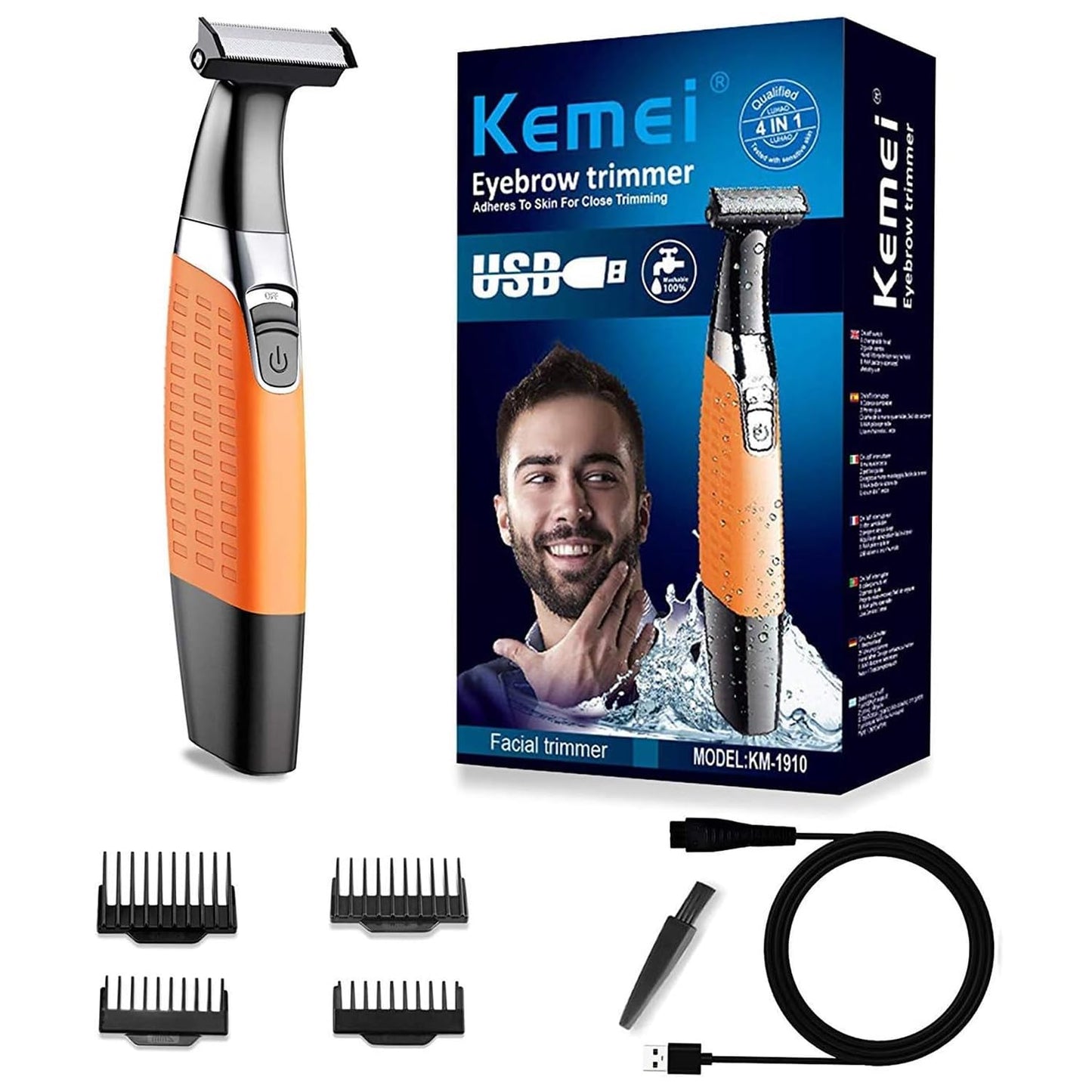 KEMEI Electric razor, Orange