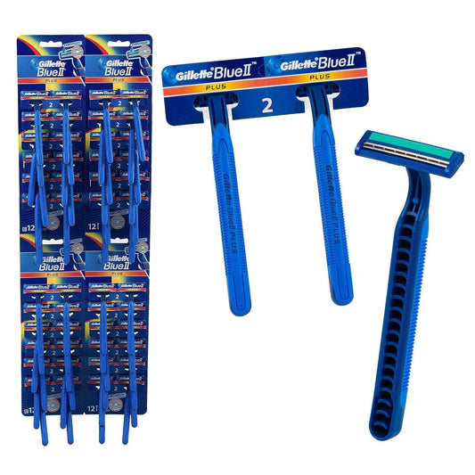 Gillette Razors - Pack of 48 Pieces, Blue