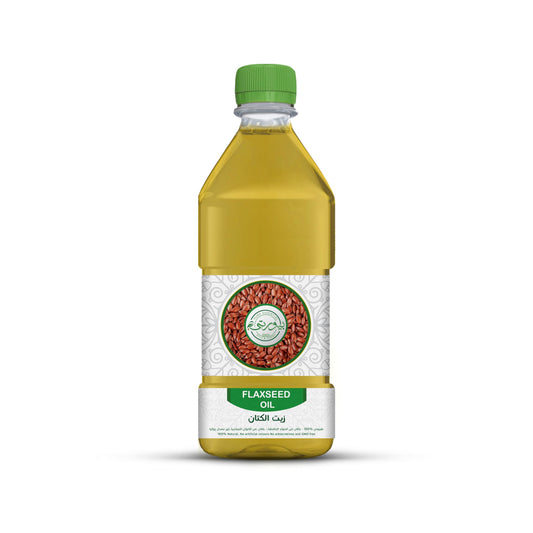 Purity- بيورتي Flaxseed Oil, 100% Pure & Natural, Cold-Pressed, Nutrient-Rich Oil for Cooking, Skin, and Hair, 1 Liter